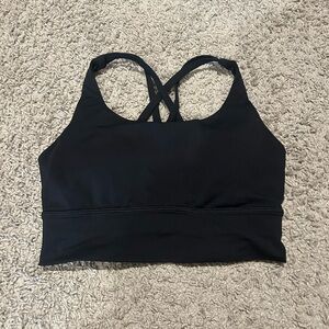 Lululemon Energy Black Sports Bra Size 4